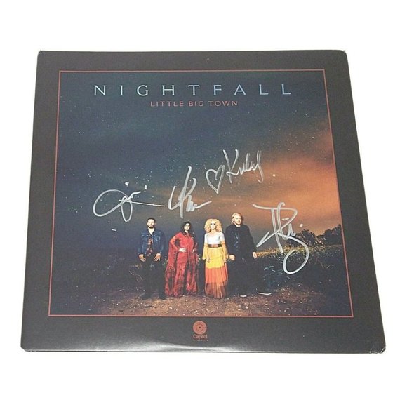 Little Big Town Signed Nightfall Vinyl Record Album Framed Beckett BAS Autograph - Picture 3 of 9